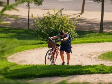 Ola de calor en Madrid. David Jar ola de calor en Madrid