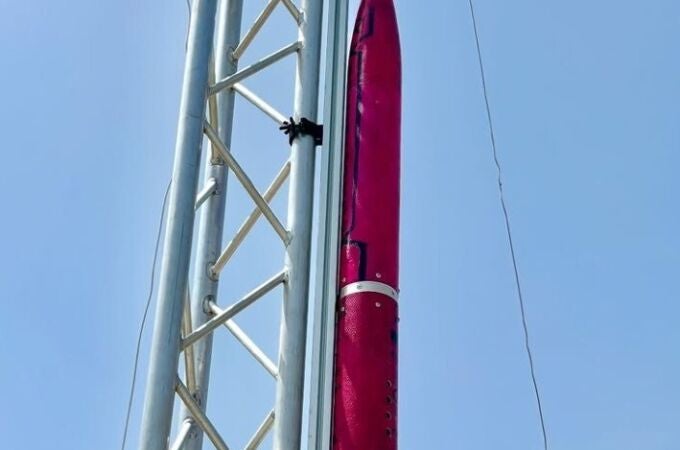 Lanzamiento con éxito del primer cohete sonda lanzado en el centro Atlas de Villacarrillo
