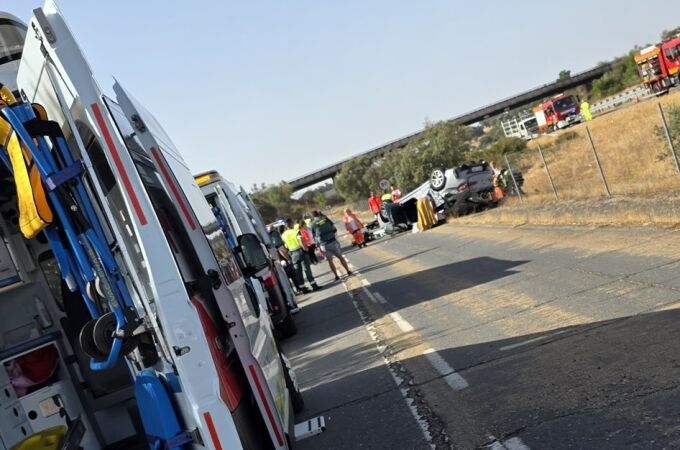 Muere una niña de 10 años en un accidente de tráfico en la A-5 en Cáceres
