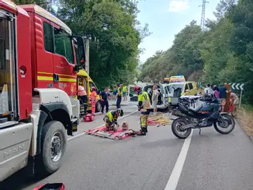 Dos mujeres fallecidas y dos varones heridos en un accidente de tráfico en la CL-631 en Palacios del Sil (León) Dos mujeres fallecidas y dos varones heridos en un accidente de tráfico en la CL-631 en Palacios del Sil (León)