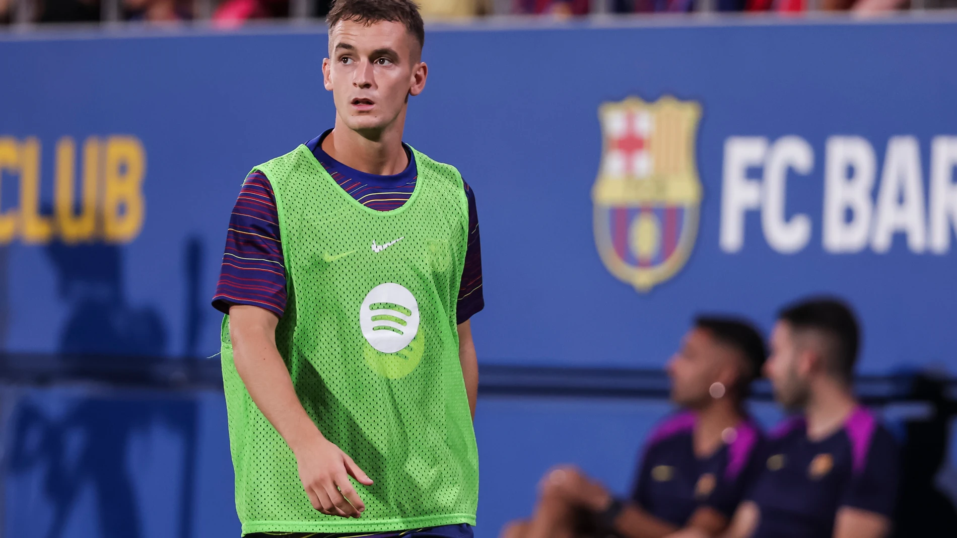 Marc Casado of FC Barcelona looks on during the Joan Gamper Trophy, football match played between FC Barcelona and Como 1907 at Johan Cruyff Stadium on August 10, 2025 in Sant Joan Despi, Spain. AFP7 10/08/2025 ONLY FOR USE IN SPAIN