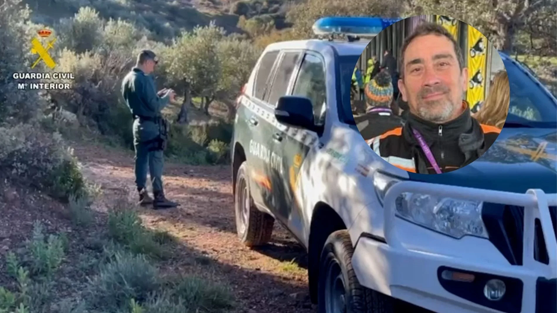 El desaparecido, Gregorio B., de 55 años, circulaba en una motocicleta BMW R-850 con matrícula 6690DMW de color gris y vestía traje negro con chaleco naranja con el nombre de 'Goyo'.