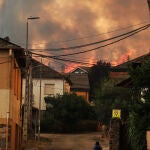 Incendio en el Parque de Las Médulas