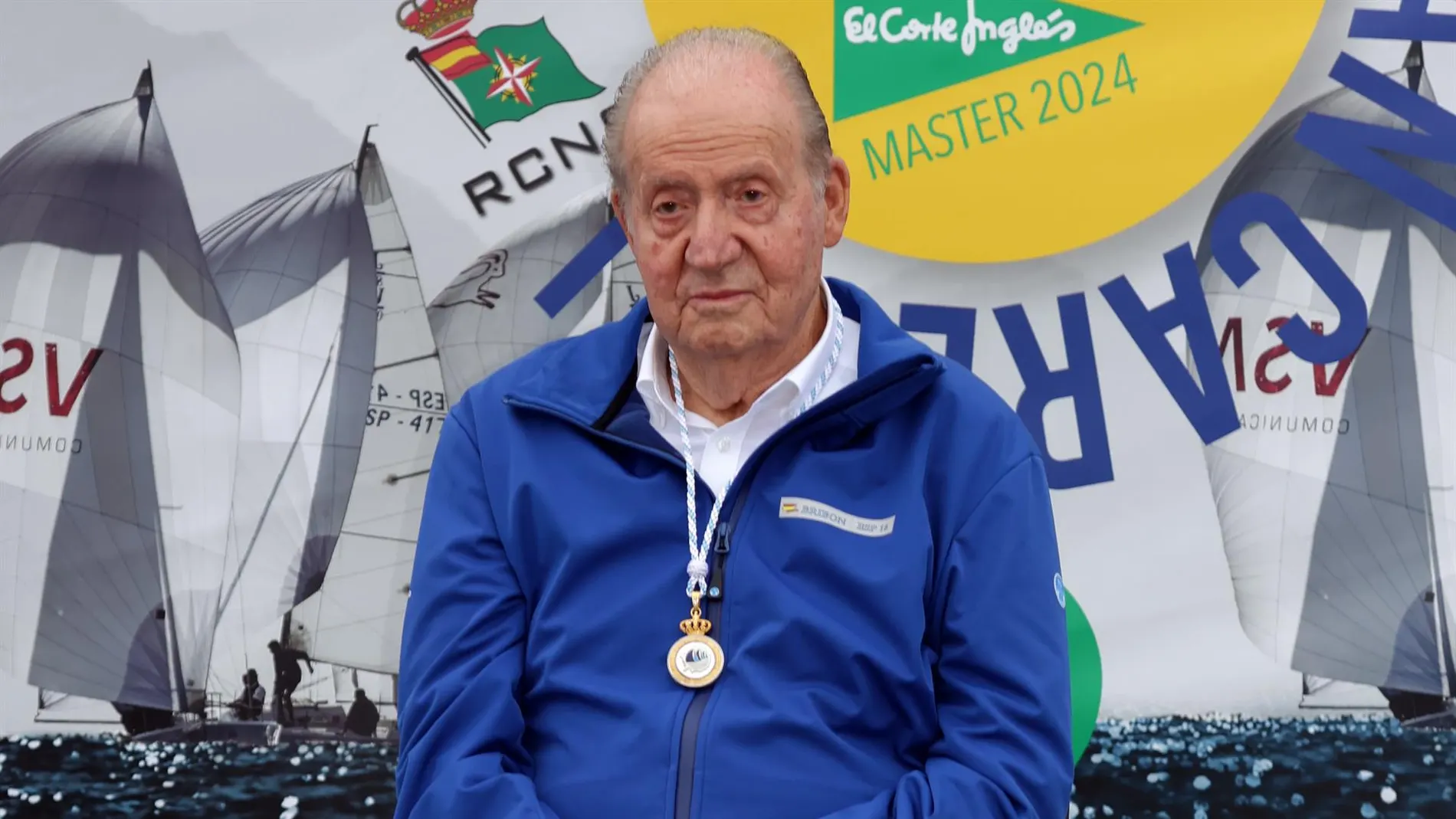 El Rey Juan Carlos I en una de sus visitas a Sanxenxo
