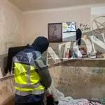 La Policía interviene el primer altar satánico de las maras en España.