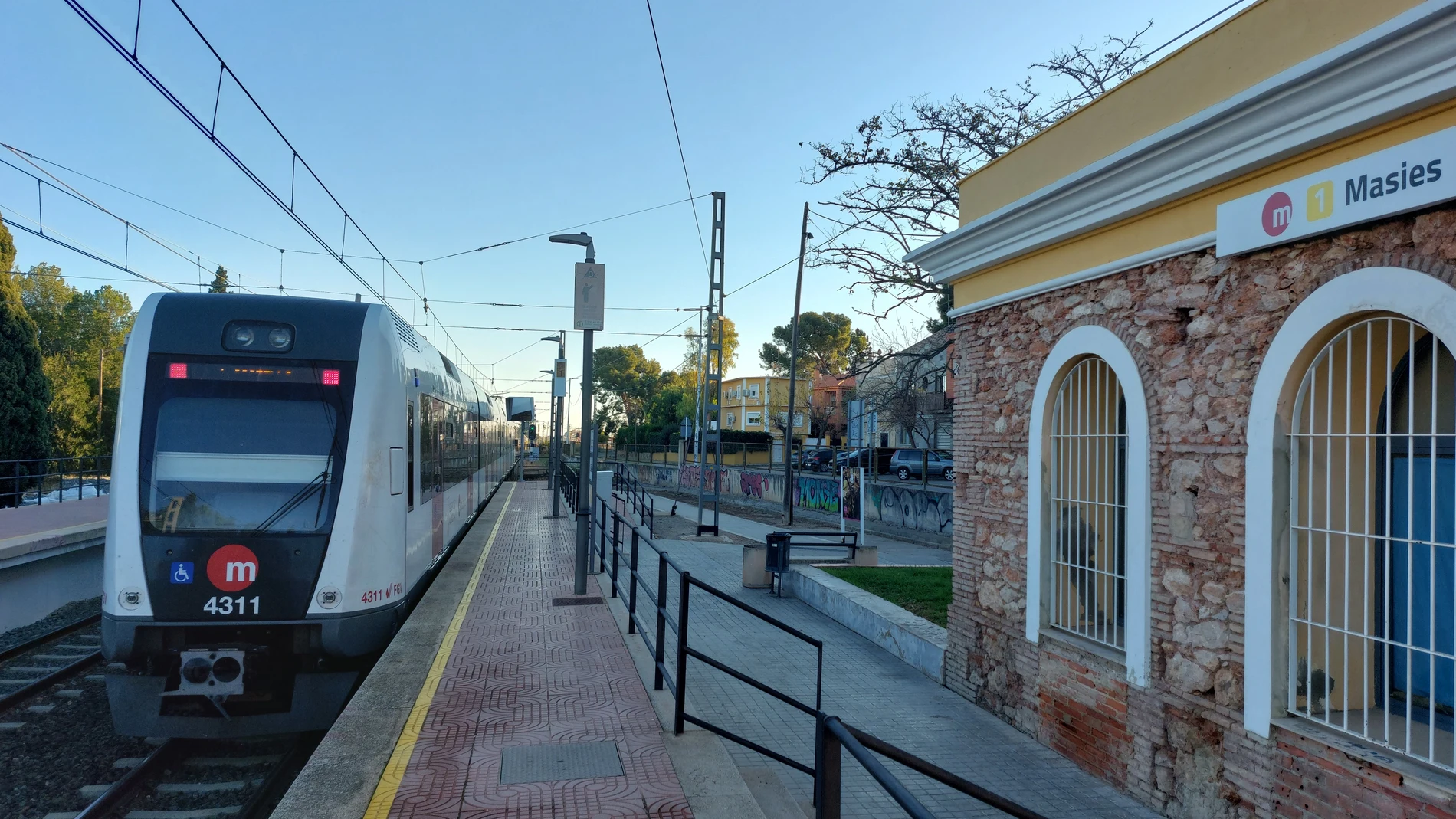Estación de Masies REMITIDA / HANDOUT por GVA Fotografía remitida a medios de comunicación exclusivamente para ilustrar la noticia a la que hace referencia la imagen, y citando la procedencia de la imagen en la firma 13/08/2025