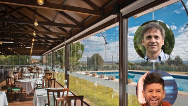 Collage de La Aguzadera con imágenes de José Mota y Pablo López