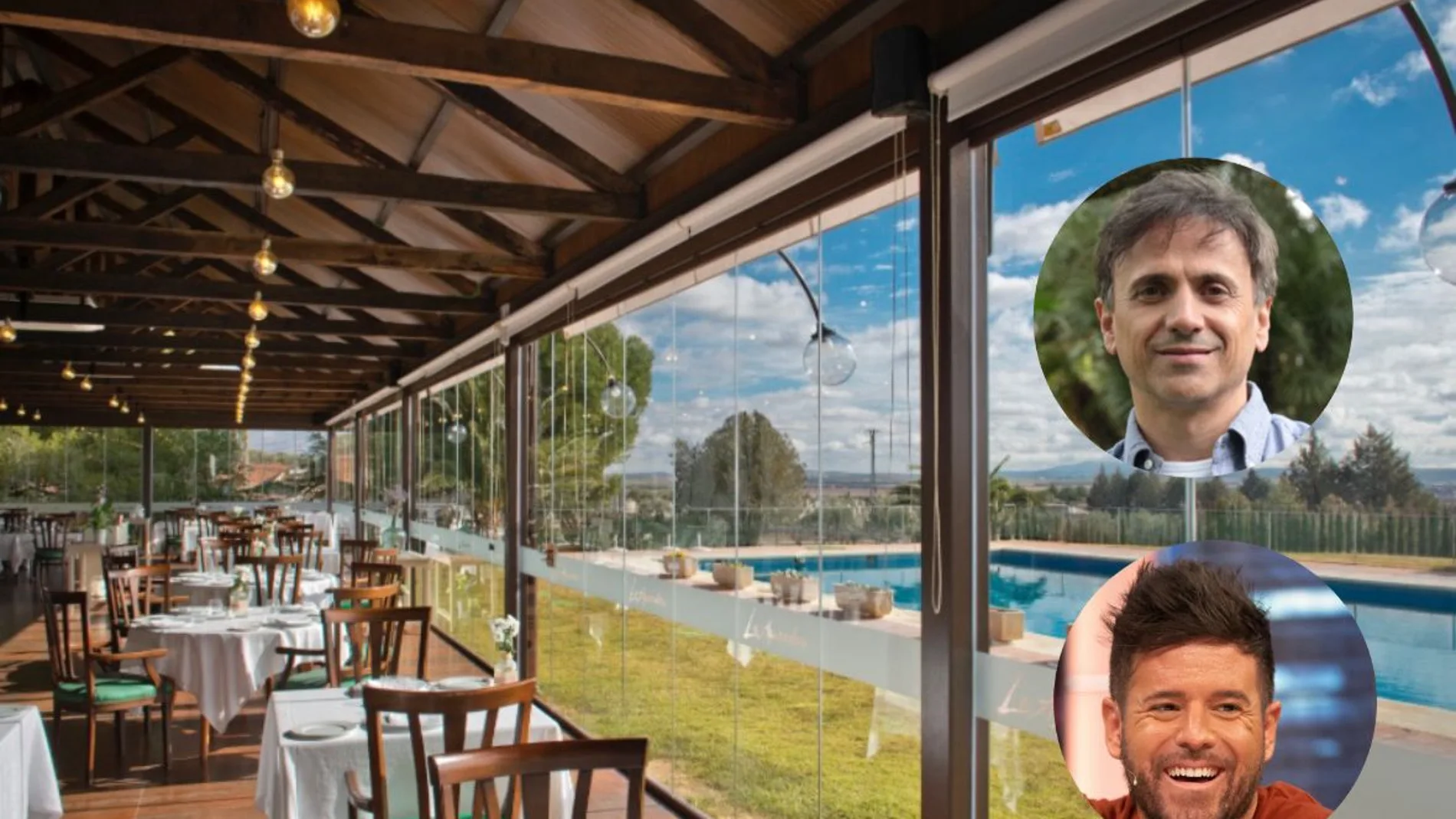 Collage de La Aguzadera con imágenes de José Mota y Pablo López