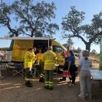 Huelva.- Sucesos.- Ayuntamiento dice que el incendio de Aroche es "de gran magnitud" y ha afectado a unas 500 hectáreas