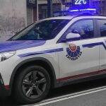 Coche de Ertzaintza en Bilbao