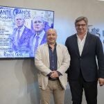 Gabriel Duque y Sergio Velasco en la presentación del Festival de Cante Grande 'Fosforito' de Puente Genil.