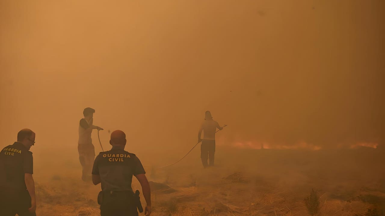 Marlaska guarda silencio sobre el reconocimiento a los guardias civiles de los incendios