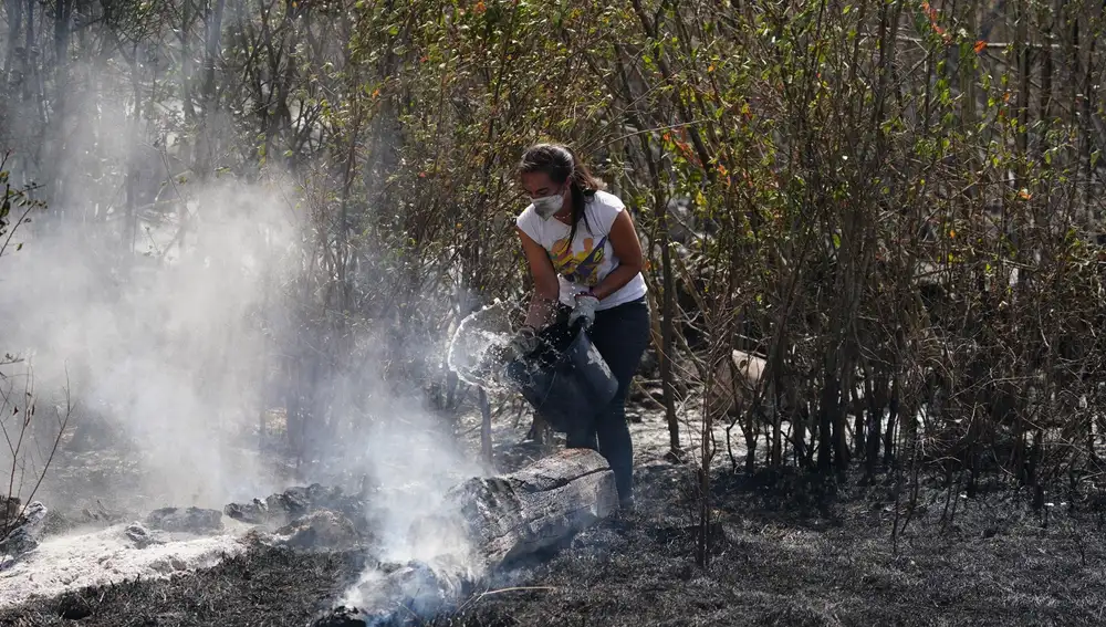 Sucesos.- Más 20 incendios siguen activos en CyL, diez en gravedad 2 y diez en nivel 1