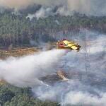 Labores de extinción en Zamora