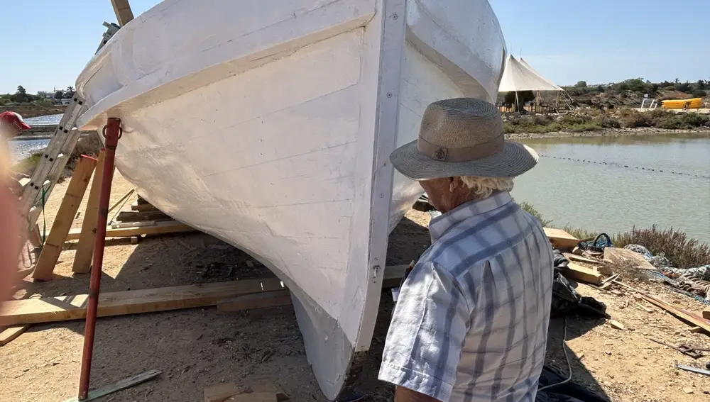 Reconstrucción del barco