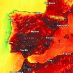 Predicción de Meteored para el domingo 17 de agosto en España