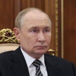 Russia President Vladimir Putin meets with Acting Head of the Komi Republic Rostislav Goldshtein