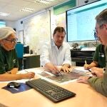 El presidente de la Junta de Castilla y León, Alfonso Fernández Mañueco, acude al Centro Autonómico de Mando.