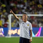 Cristiano, en un partido del Al Nassr saudí