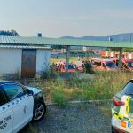 Bomberos procedentes de Alemania en el incendio de Jarilla, Cáceres