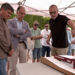 El conseller Juan Carlos Valderrama visita las obras del nuevo parque de Emergencias de Olocau