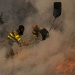 El incendio de O&iacute;mbra lleva devoradas 12.000 hect&aacute;reas de acuerdo con cifras de la Xunta