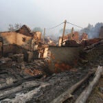 El fuego ha devorado el pueblo de Lusio en León