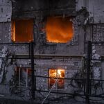 Das ocasionados por un ataque ruso en Ucrania