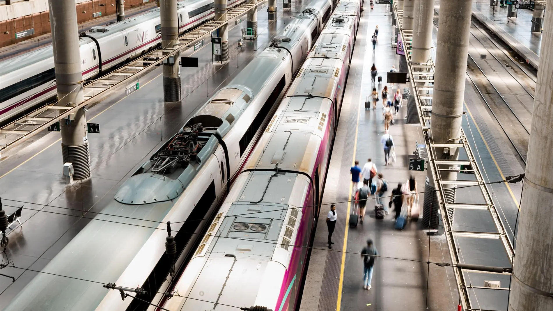 Imagen de archivo de la estación de Atocha en Madrid