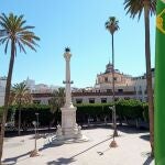 Plaza Vieja de Almería, recientemente reformada