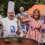 La vicepresidenta de la Diputación de Segovia, Magdalena Rodríguez, participa en la Judiada Popular de El Real Sitio