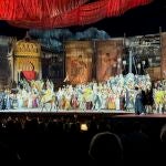 Un momento de la representación de "Carmen"