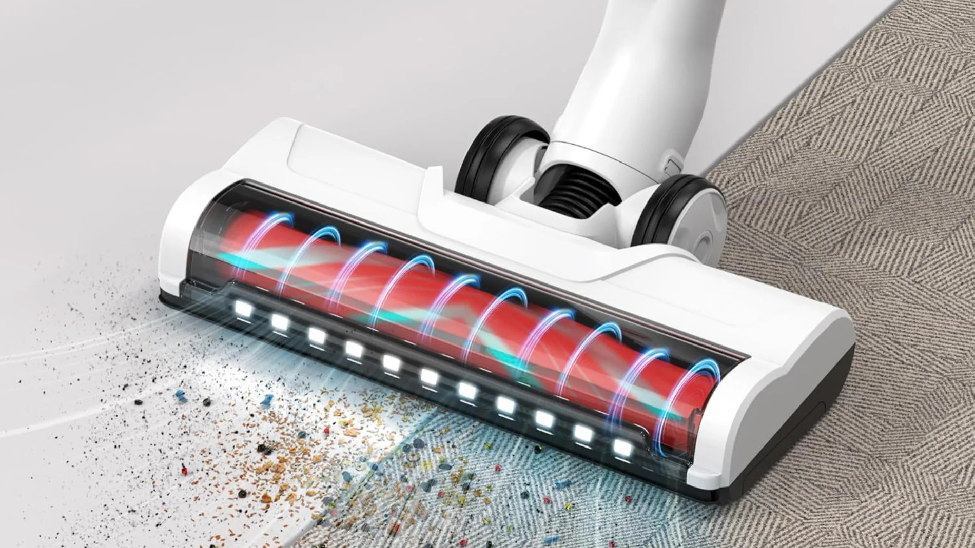 La aspiradora MFJUNS P9-W tiene un motor sin escobillas