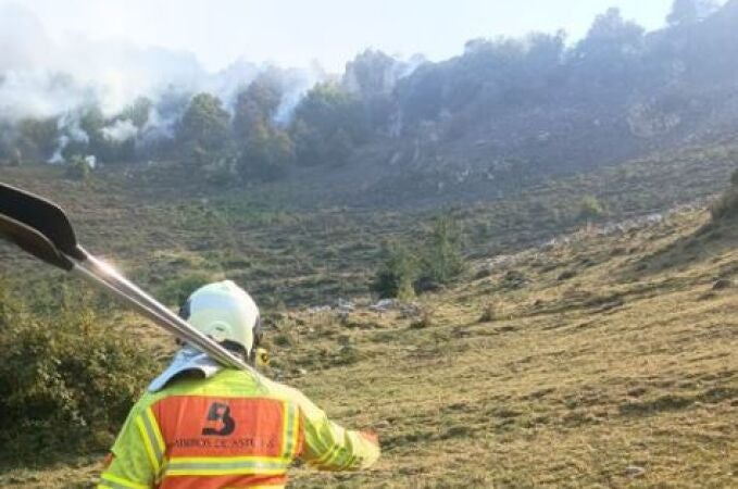 Asturias registra seis incendios forestales
