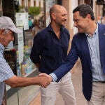 Juanma Moreno visita el municipio malagueño de Archidona