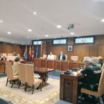 El alcalde de Ponferrada, Marco Morala, durante la Junta Local de Seguridad 