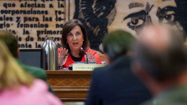 Margarita Robles, ministra de Defensa, comparece ante la Comisión de Defensa en el Senado por los incendios. D