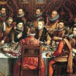 'El banquete de los monarcas', cuadro realizado en torno a 1579 por Alonso Sánchez Coello
