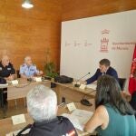 Reunión de al Junta Local de Seguridad con motivo de la Feria de Septiembre de Murcia