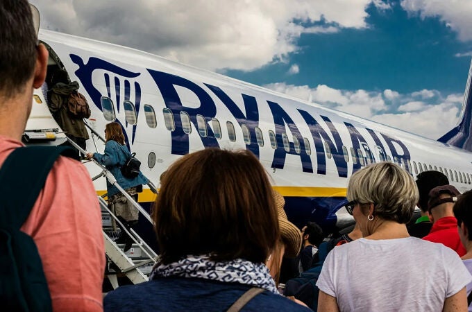 Un avión de Ryanair