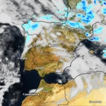 Irrumpe en la península un frente atlántico cargado de lluvias: esta es su trayectoria