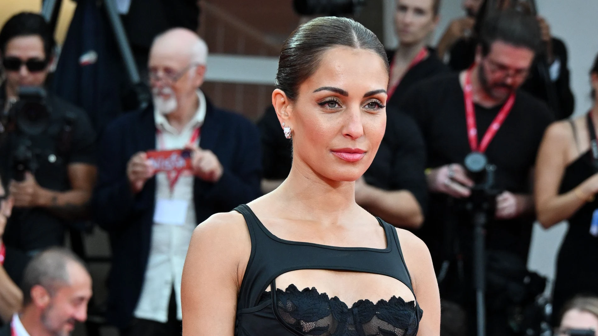 Hiba Abouk en el Festival de Venecia 2025.