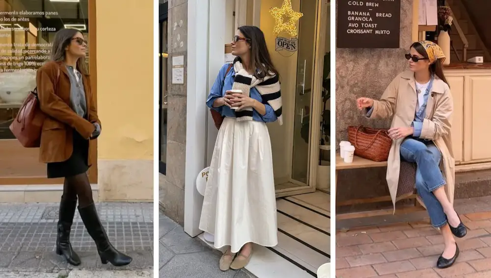 Tres ejemplos de cómo construir un armario cápsula a partir de neutros y añadir acentos.