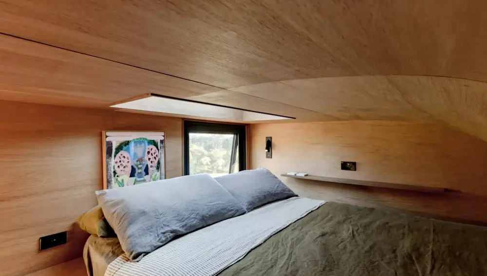 El interior de la mini casa