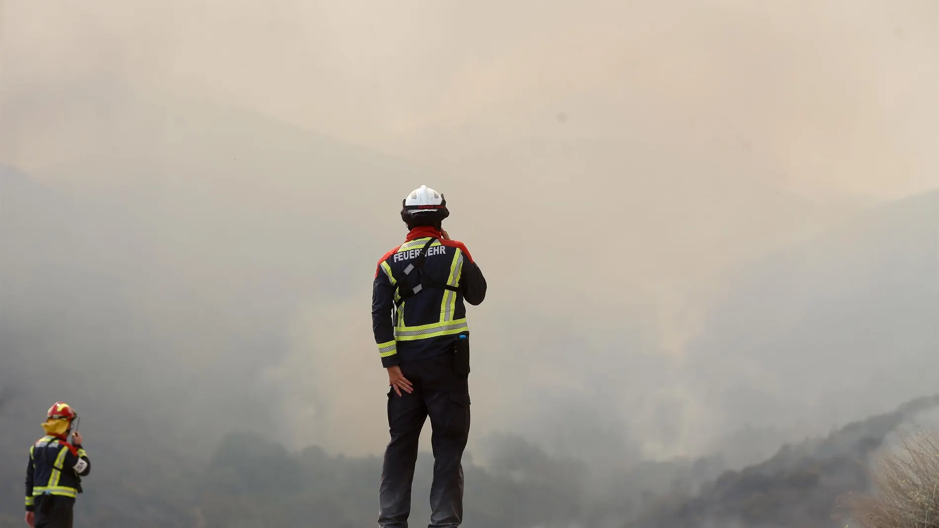 Sucesos.- La situación en León es "muy favorable" tras bajar a gravedad 0 los incendios de Anllares del Sil y Berlanga