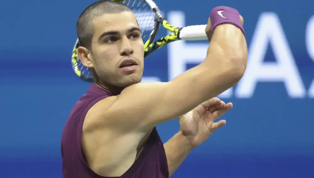 Tenis/US Open.- AMP. Carlos Alcaraz también avasalla a Luciano Darderi y pasa a octavos de final en Nueva York