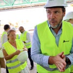 Óscar Puente visita las nuevas instalaciones ferroviarias de la estación Murcia del Carmen