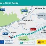 Cortes de tráfico en la carretera del Polígono por la instalación de una pasarela: los puntos afectados desde este lunes
