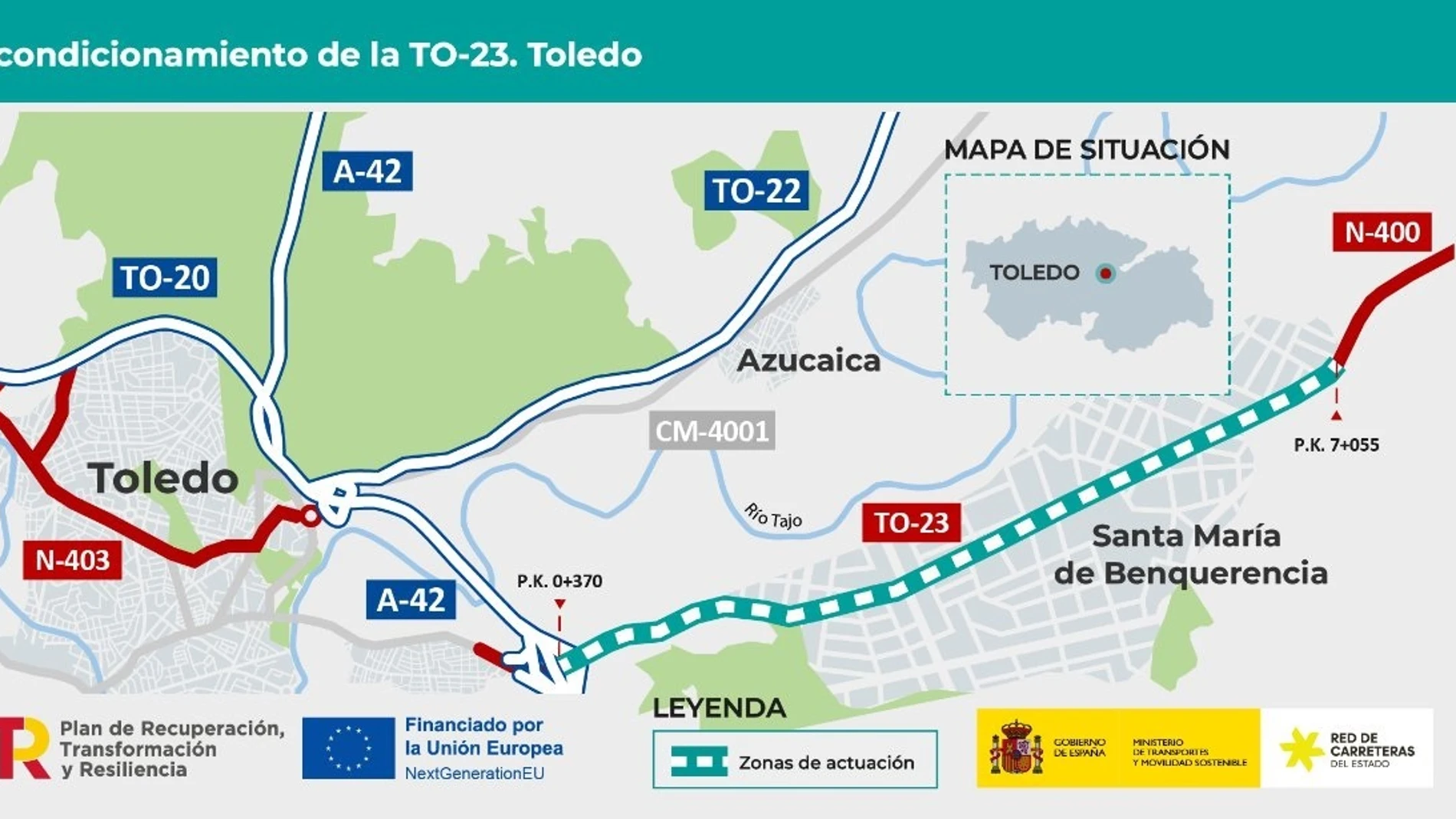 Cortes de tráfico en la carretera del Polígono por la instalación de una pasarela: los puntos afectados desde este lunes