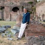 Italian novelist and winner of the Premio Strega 2025, Andrea Bajani.